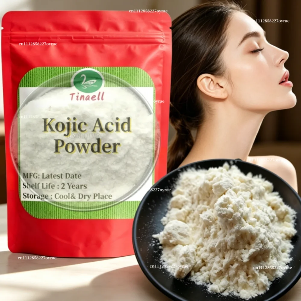 Hot Supply 99% Kojic Acid Powder Cosmetic Raw Material for Skin Whitening