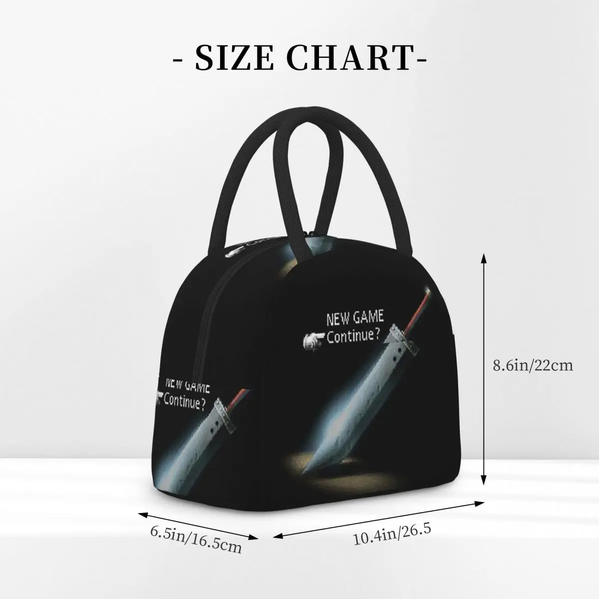 حقيبة غداء معزولة من فاينل فانتسي للنساء والأطفال، صناديق طعام مقاومة للتسرب، حقيبة غداء حرارية