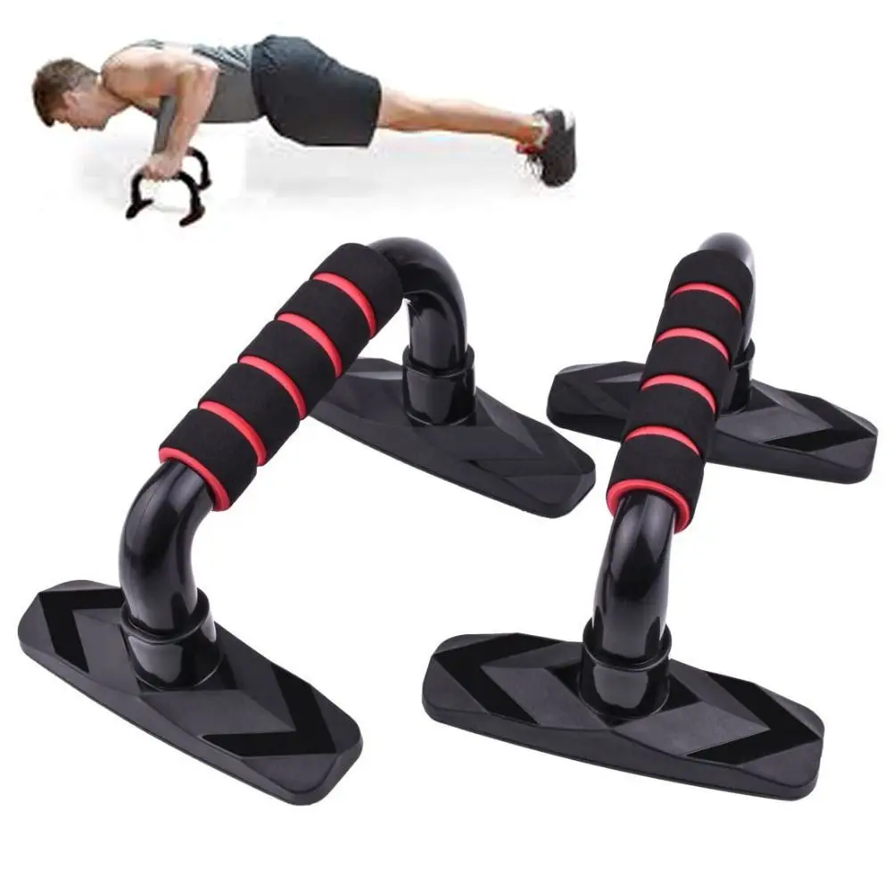 

2Pcs Ergonomic Push Up Bar Adjustable Foam Handles Push Up Stands Multifunctional Durable Push Up Grip Handle Floor Workouts