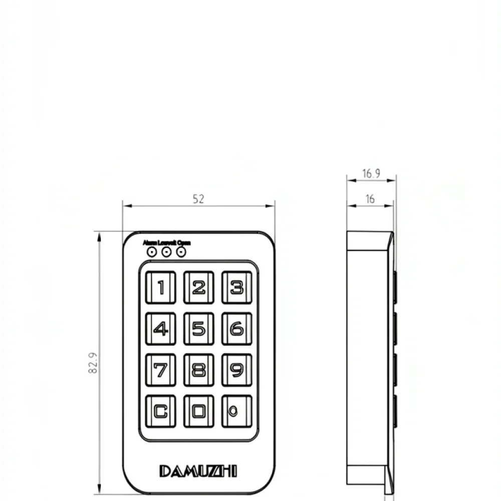 Electronic Code Password Lock For Cabinet Locker Keyless Entry System Security Hardware For Gym Office Home