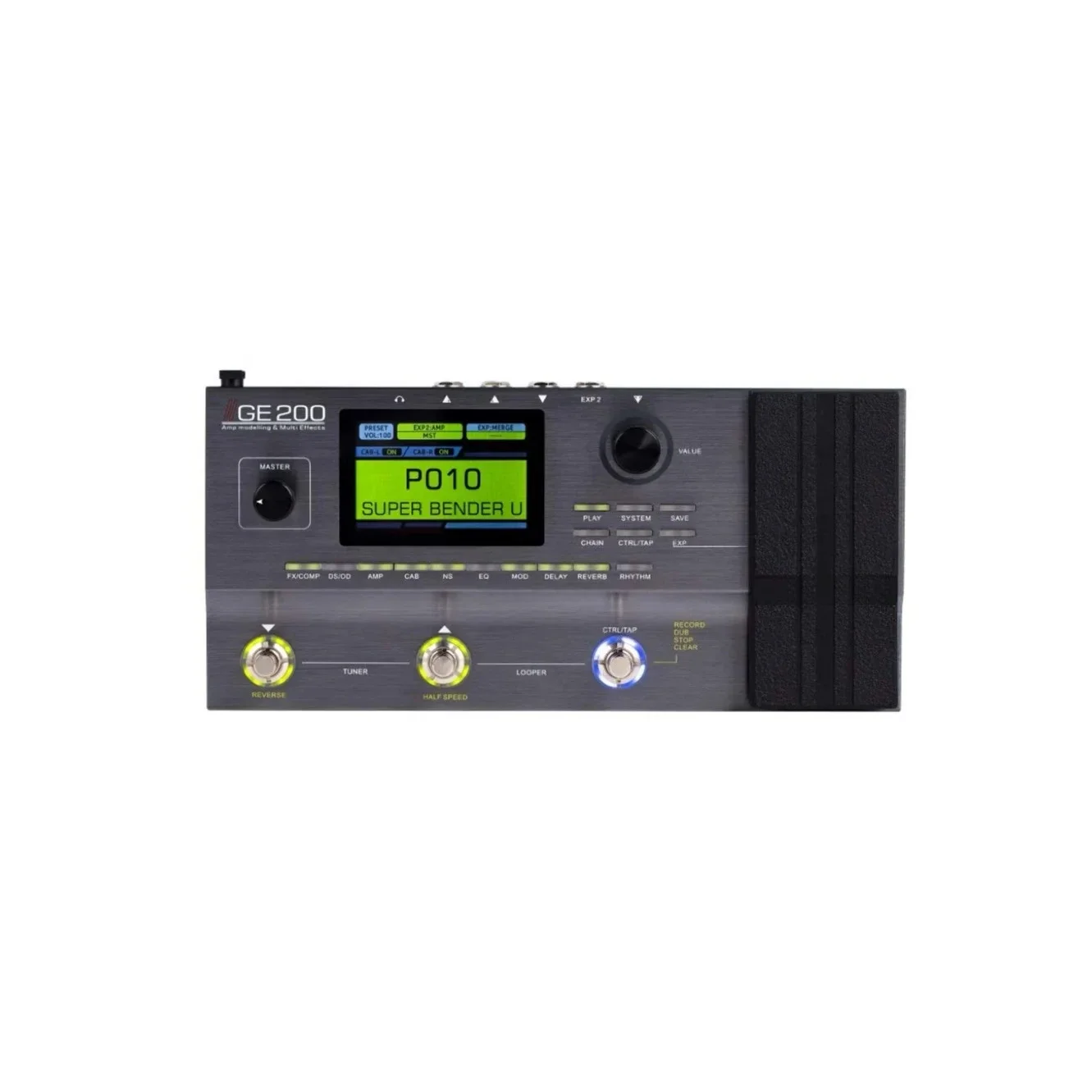 GE200/GE 200/GE-200 Amp Modeling Multi-effect Pedals Guitar Processor Electric Guitar Effects Pedal Multi Effect for Stage