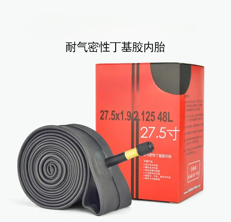 

Bicycle 27.5 "inner tube 27.5*1.95/2.125kenda 650B mountain bike inner tube