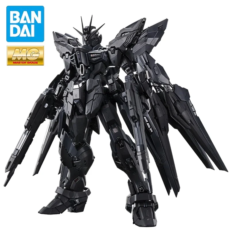 In Stock Genuine Original BANDAI MG ZGMF-X20A STRIKE FREEDOM GUNDAM [Midnight Coating] Action Anime Figure Collectible Doll Gift