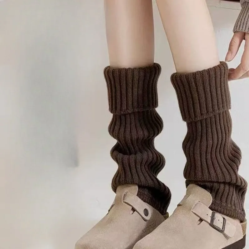 

1 Pair Solid Color Leg Warmers for Women - Thermal Knee-High Socks for UGGs, Christmas Stockings, Winter & Casual Outfits