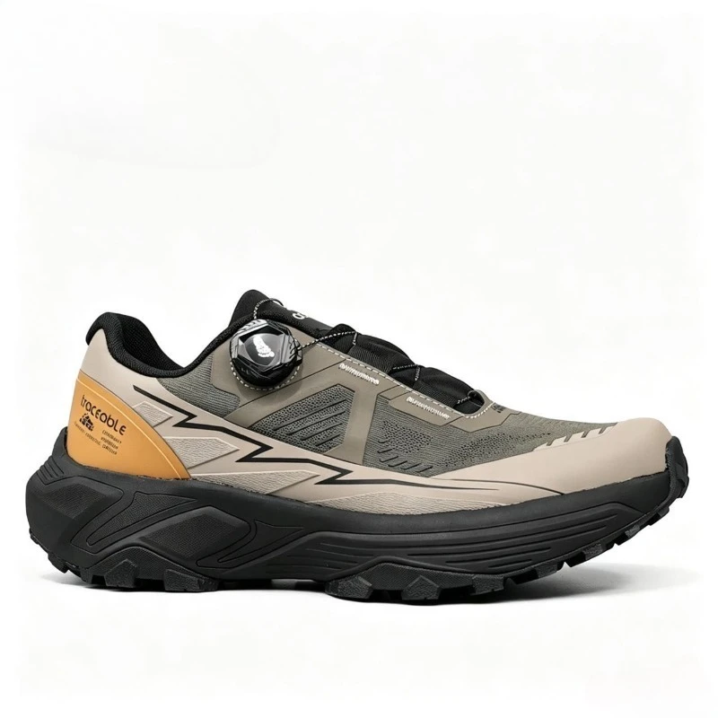 Original Brand Designer Quick Lacing Trekking Sneakers All Terrain Off-road Walking Jogging Shoe Comfortable Breath Hiking Shoe