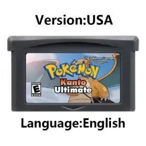 GBA Game Cartridge Pokemon Series Odyssey Ultraviolet Doubles FireRed Silver Rival Rom Hack Videogameconsolekaart
