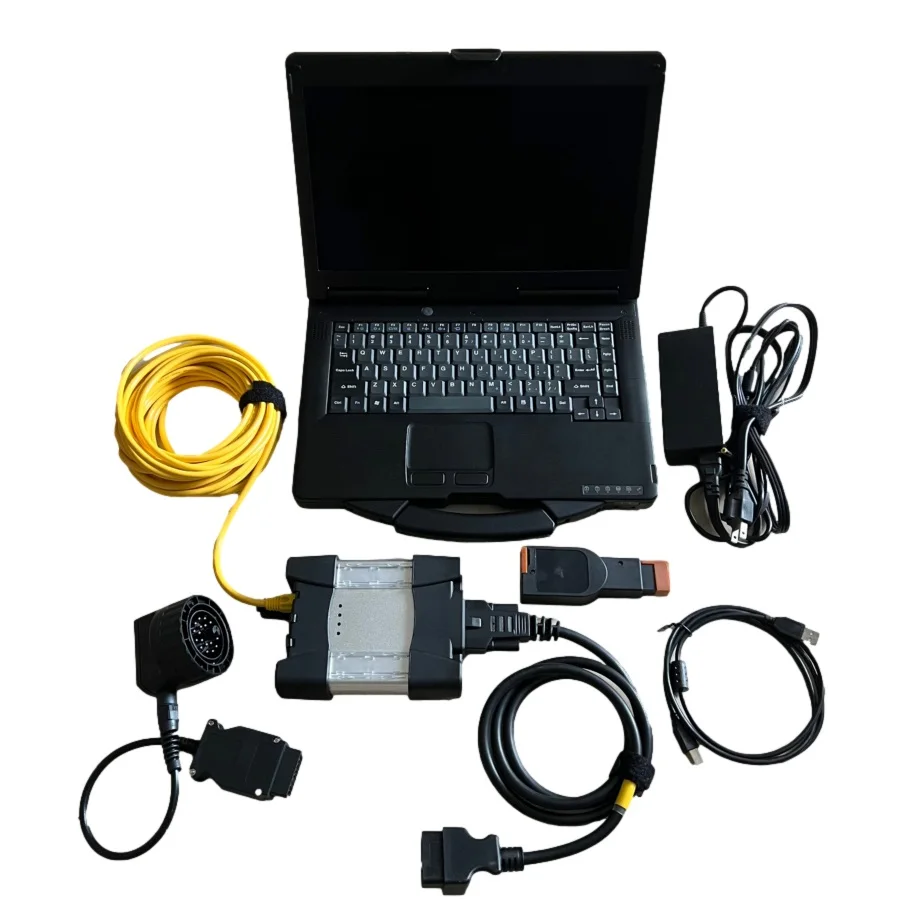 Auto Diagnose Tool Icom Next for BMW with Latest Software 1TB HDD Expert Mode Laptop Toughbook CF53 I5 8G Ready to Work