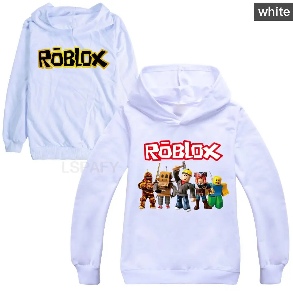 ROBLOX-Sudadera con capucha para niño y niña, suéter de primavera y otoño, ropa infantil, regalo de Navidad