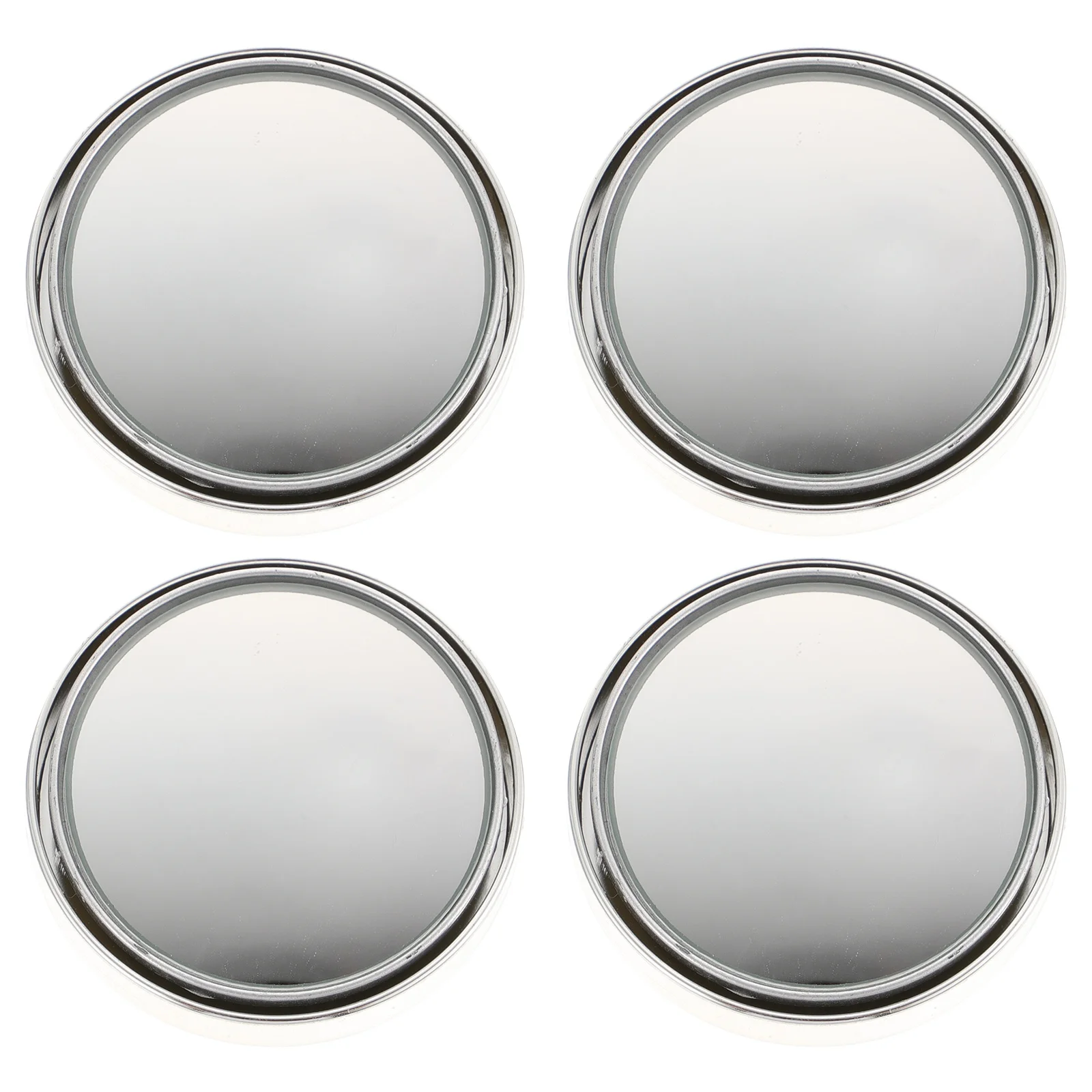 

2Pairs Rotatable Push Type Blind Spot Mirror Clear Wide Angle Rear View Auxiliary for Car Side Mirror Blind Spot Detection