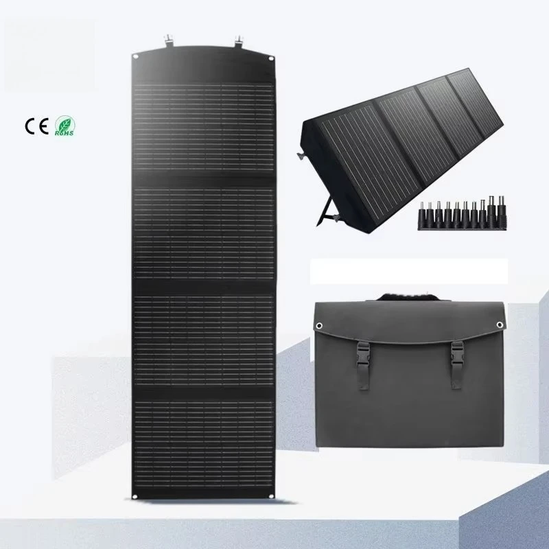 Customization Portable Solar Panel Foldable Wireless USB Charger 12v 100w 120W Folding Paneles Solares Para Bag Battery Charger