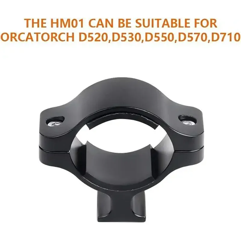 Для крепления на шлем Orcatorch HM01 держатель для фонаря из авиационного высокопрочного алюминиевого материала.