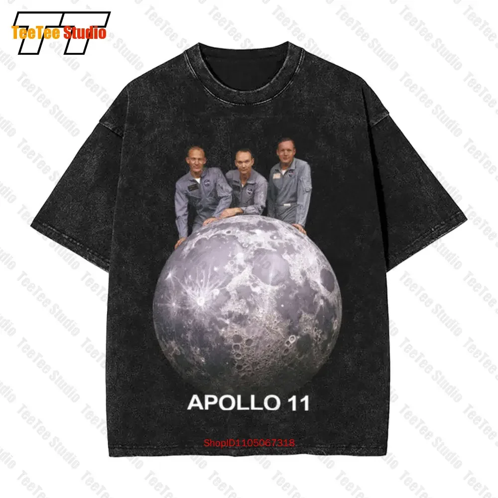 Buzz Aldrin-Michael Collins-Neil Armstrong Apollo 11 Vintage Oversized T-Shirt GJPP
