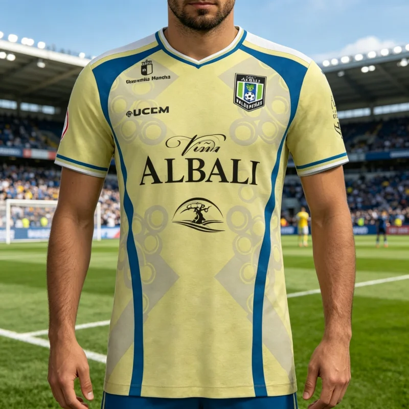 2026 FS Valdepeñas Viña Albali Jersey 2026 Futsal Shirt Indoor Football Men Training LNFS Camiseta Sportswear Family Kids Tees