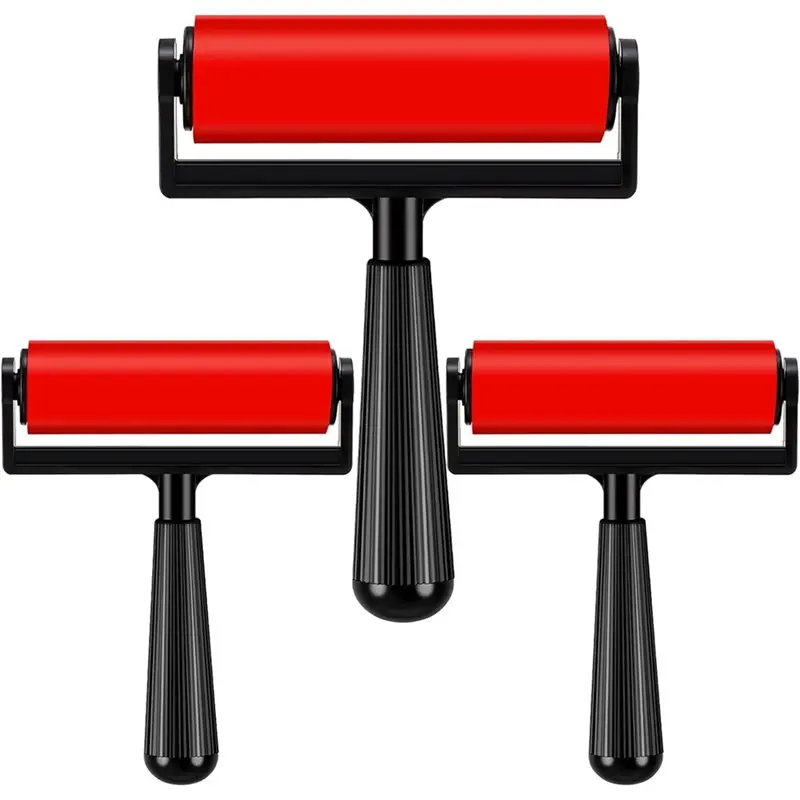 

Резиновый валик-брейер A84E, 4 дюйма, 3 шт., для гелевой печати, для трафаретной печати