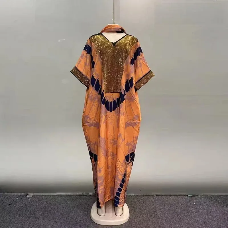 

2026 African Dresses for Women Traditional Africa Clothing Dashiki Ankara Outfits Gown Abayas Robe Muslim Kaftan Maxi Long Dress