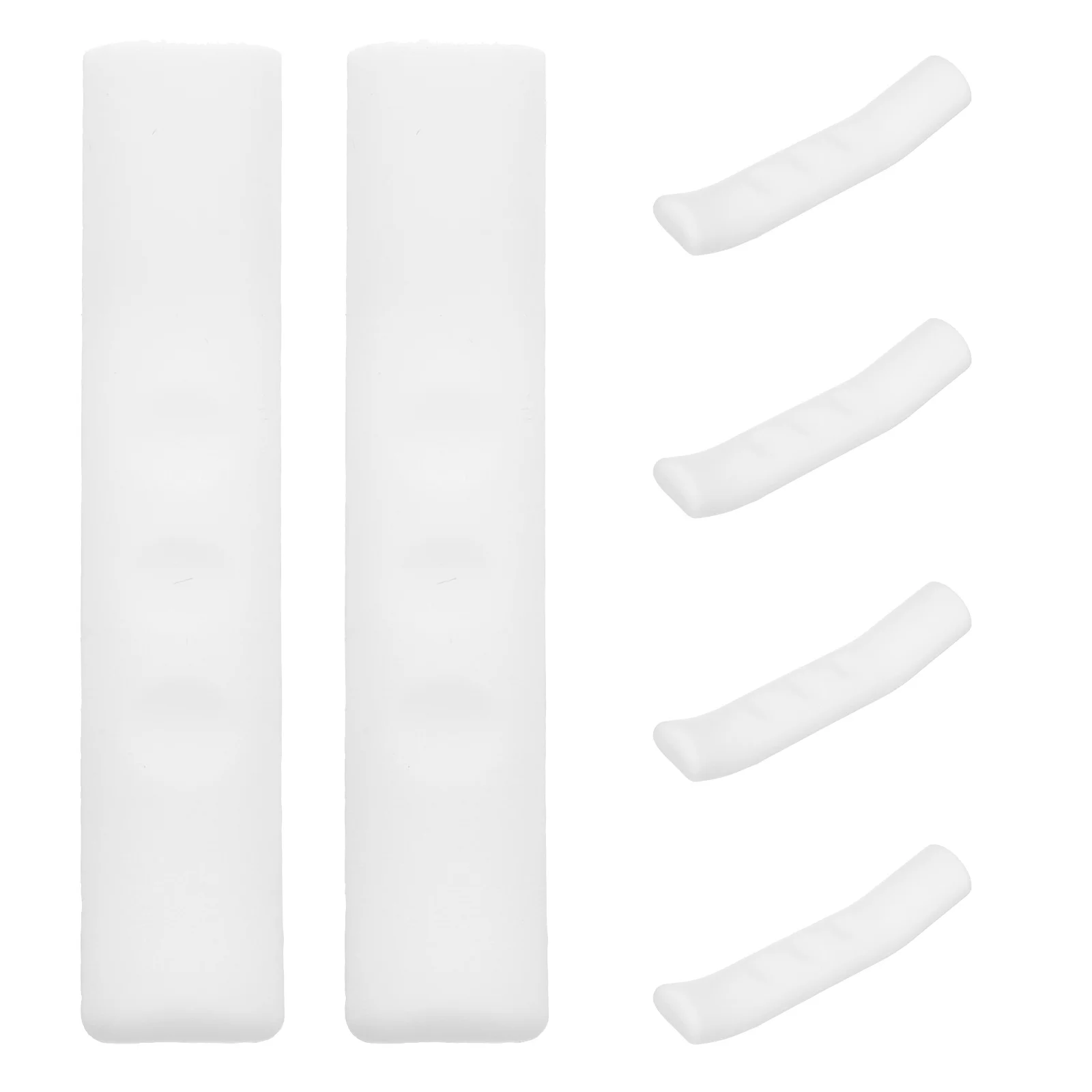 

3Pairs Silicone Hand Brake Protector White Bike Brake Lever Sleeve Universal Fit for Folding Mountain Road Bikes Quick Install