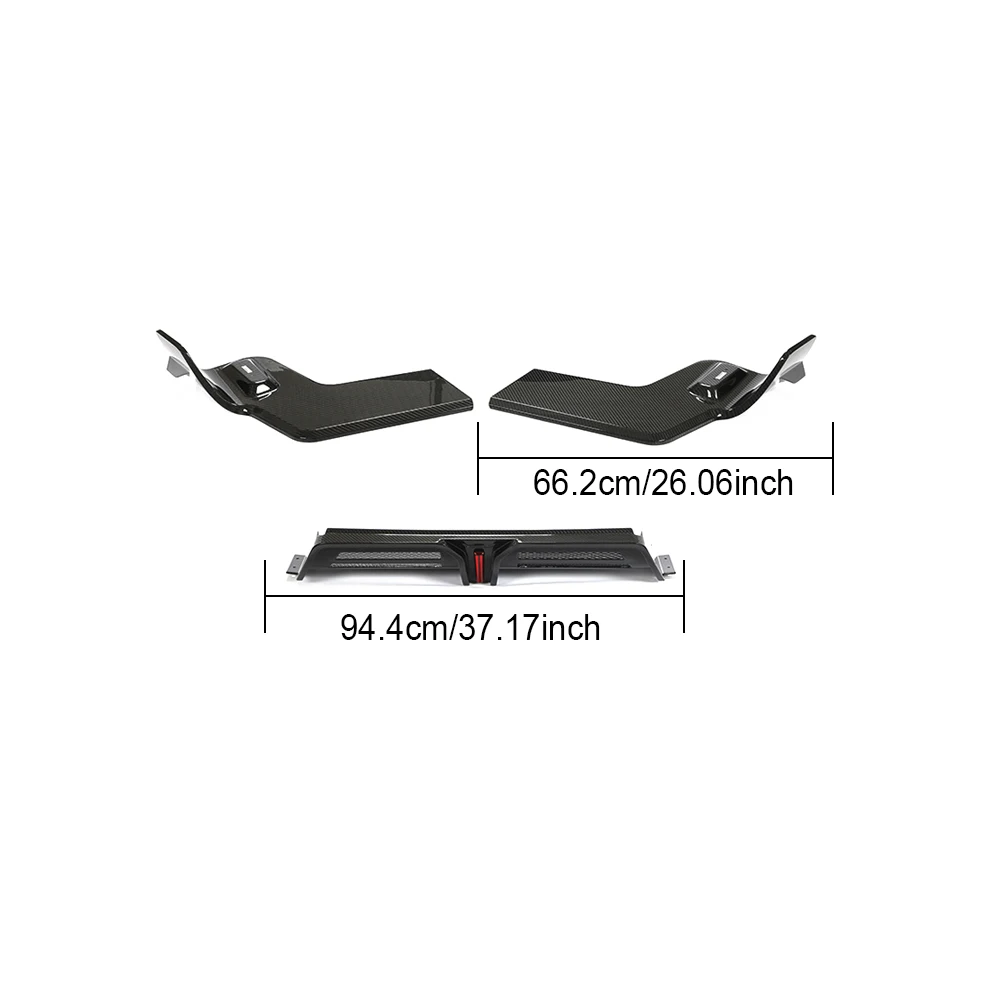 

2022 Carbon Fiber Rear Bumper Diffuser For Porsche Macan