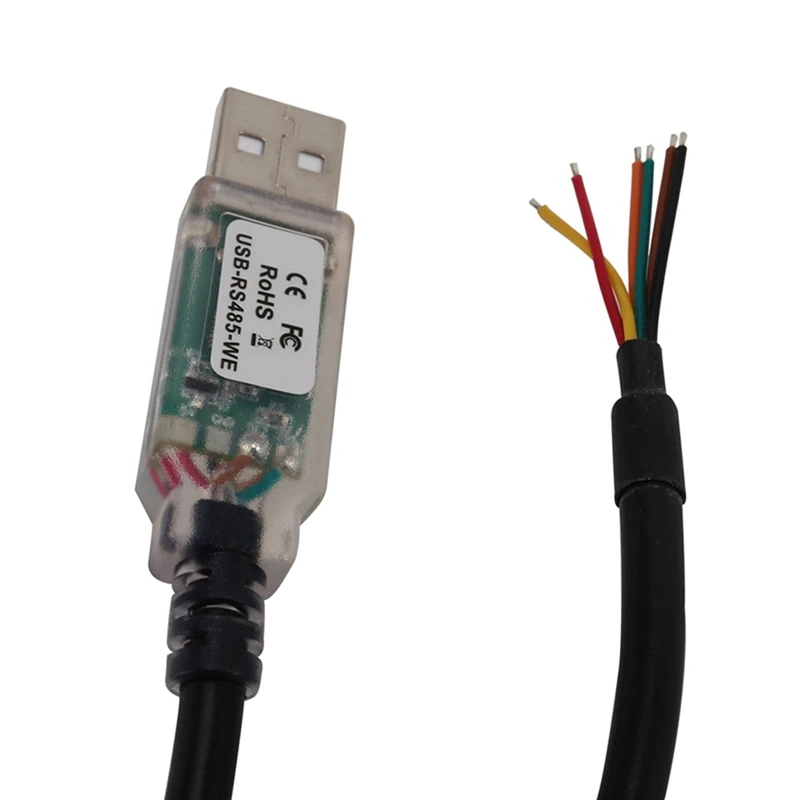 3x 1.8M Lange Draad Einde, Usb-Rs485-We-1800-Bt Kabel, Usb Naar Rs485 Seriële Voor Industriële Controle, Plc-Achtige Producten