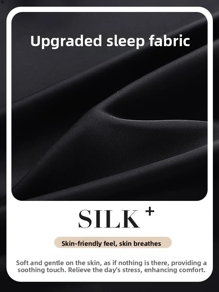 Victoria's Sexy Summer Spwear Damen Ice Silk Strap Orts T-Shirt-Set Home Kleidung Dünnes Nylonmaterial Bal Design