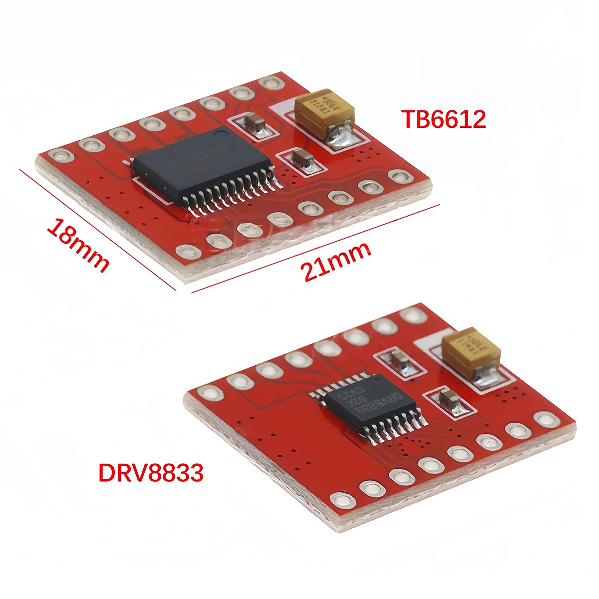 1-3PCS TB6612 DRV8833 Dual Motor Driver 1A TB6612FNG DC Motor Drive Module for Arduino Microcontroller Better than L298N