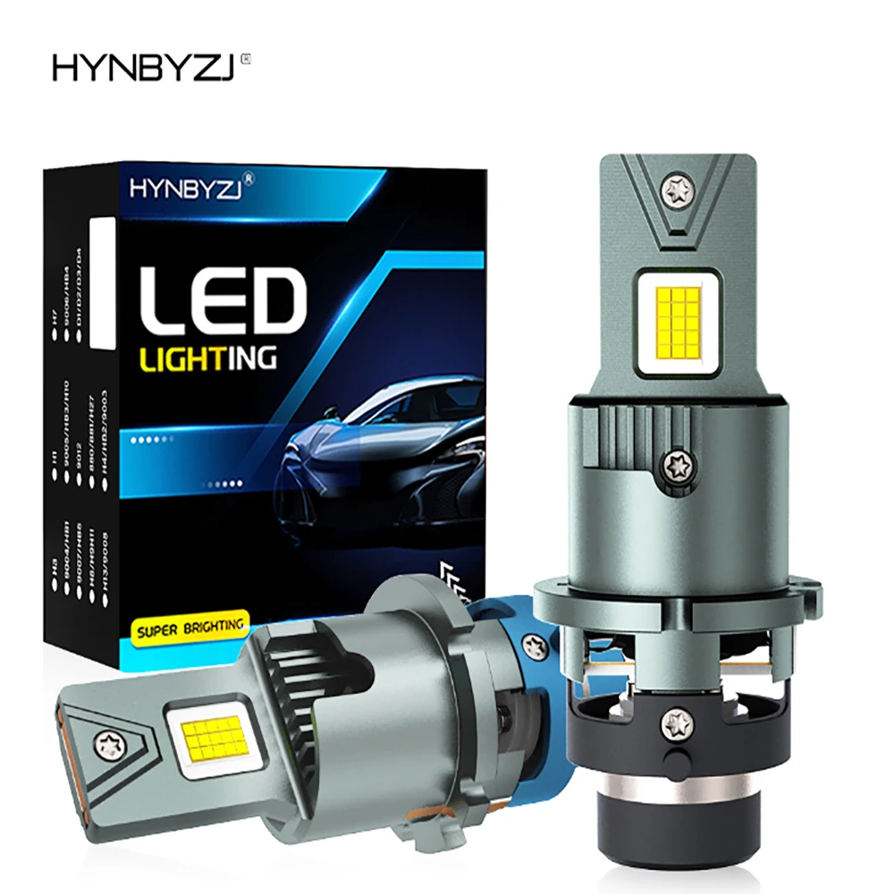 HYNBYZJ 300W D2S D4S LED Car Headlight Bulb HID 30000LM D1S D3S D5S  Canbus D1R D2R D3R Xenon Bulbs Turbo Car Lamp Plug&Play