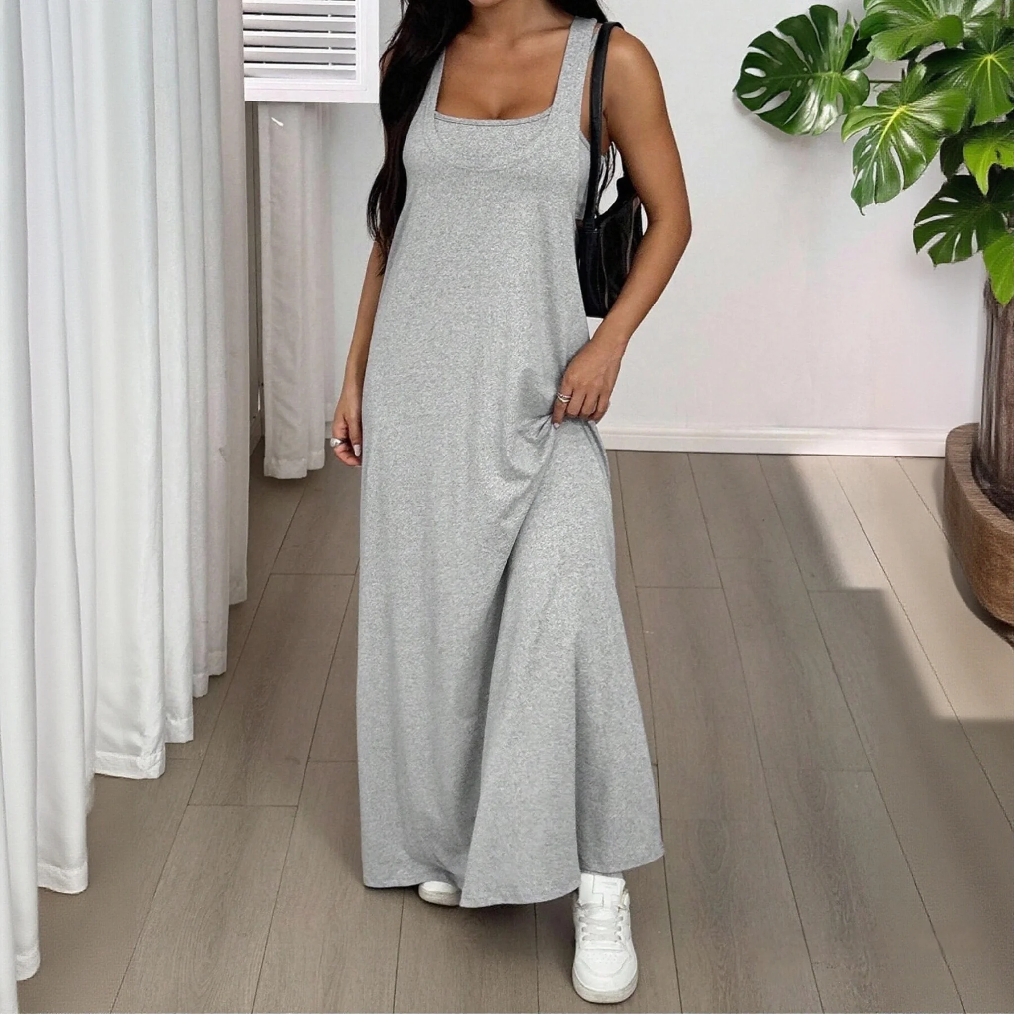 

Casual sports yoga vest dress set sexy