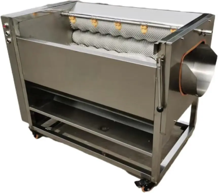 

Электрическая автоматическая машина для мытья овощей, устрица, сладкого картофеля, кореня лотоса, морского огурца, свиньи, рысака, огурца, барабанная щетка, машина для очистки