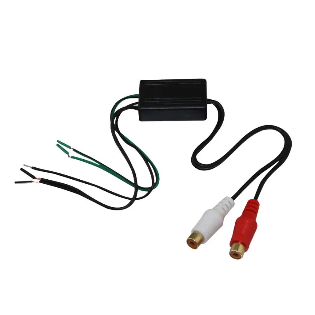 Car Speaker To Female RCA Wire Line Output Converter Ad-108FM Universal Copper Wire Material 8inch