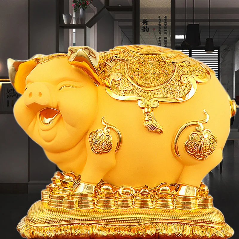 

Pendant Large Money Box Originality Light Luxury Animal Chinese Style Gift Minimalism Money Box Tirelire Living Room Decoration