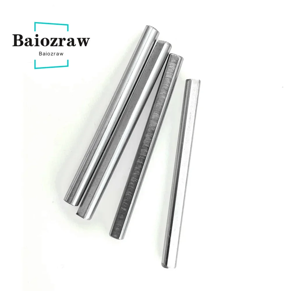 Baiozraw Bearing Steel Rod D Type Shaft Grind Flat Round  Diameter 5mm For for  ERCF V2 /SMuFF V5 BOM /VORON 3D Printer MOTION