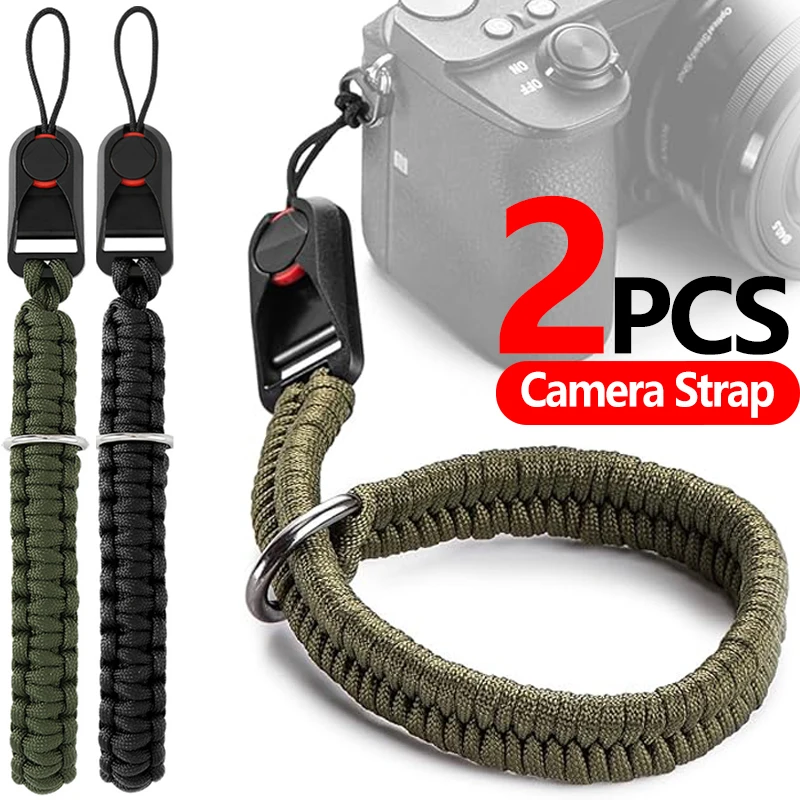 Тканый ремешок на руку, веревочный браслет с быстросъемной пряжкой для Leica Sony Fujifilm Fuji Canon Nikon, регулируемый ремешок для камеры