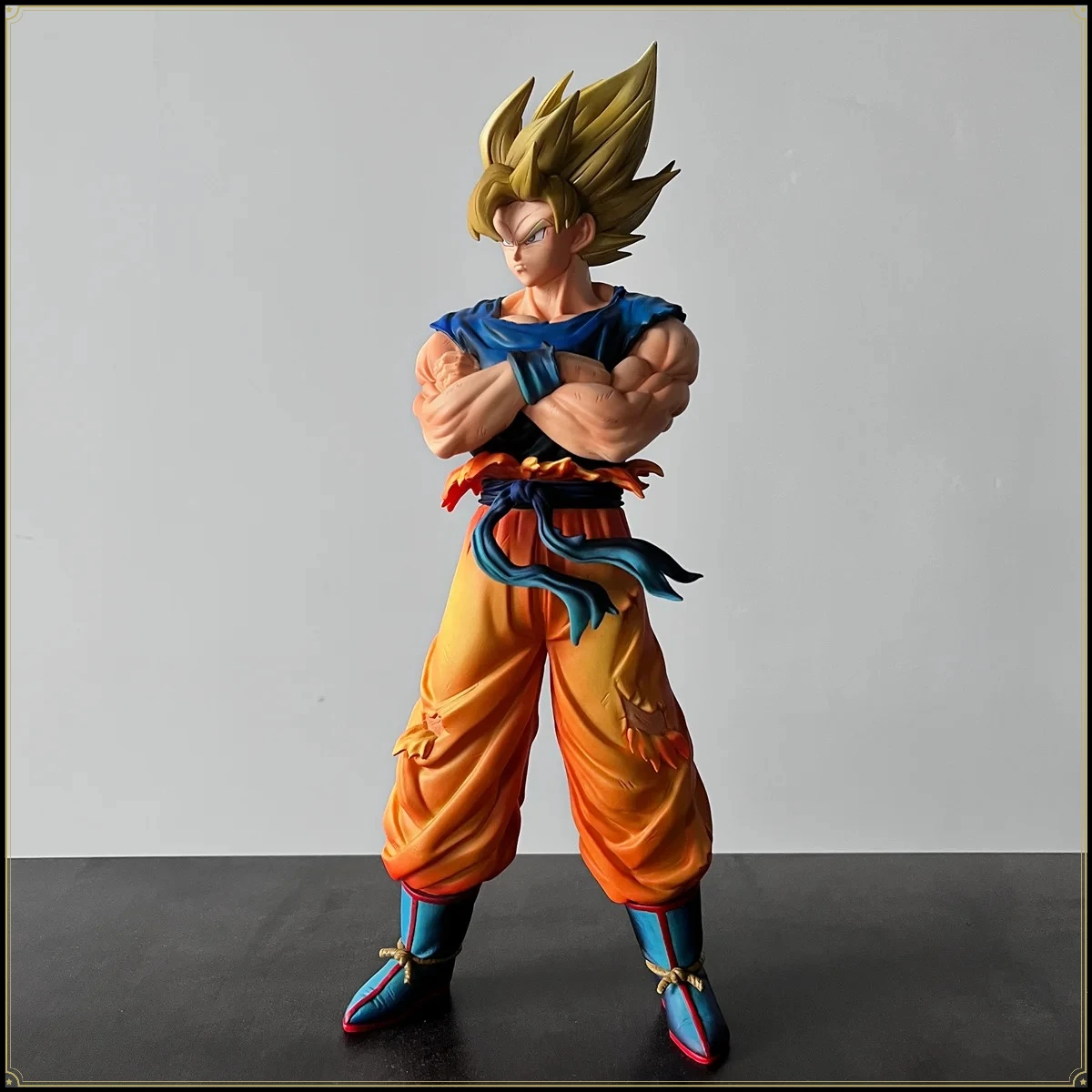 

2026 New 1PC YJ Statue Ssj1 Goku Figure Ssj1 Son Goku Super Saiyan PVC Action Figures Collection Model Toy Gifts Christmas Gift