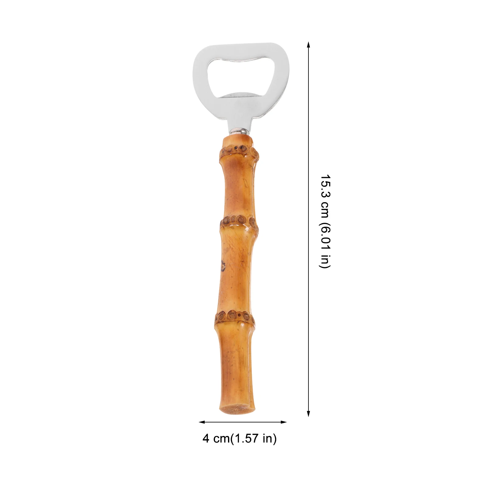 

Bottle Opener Portable Wear Resistant High Quality Small Can Wine Bamboo Accessories Father Compact Size Easy Storage Travel Use