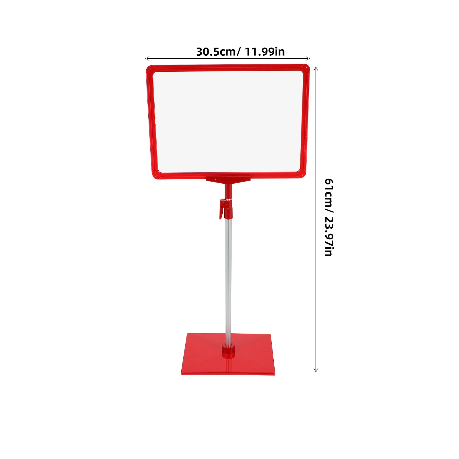 1 قطعة A4 ملصق عرض موقف قابل للتعديل ارتفاع حامل علامة شفافة قوس الإعلان لمكتب مطعم الأعمال #3