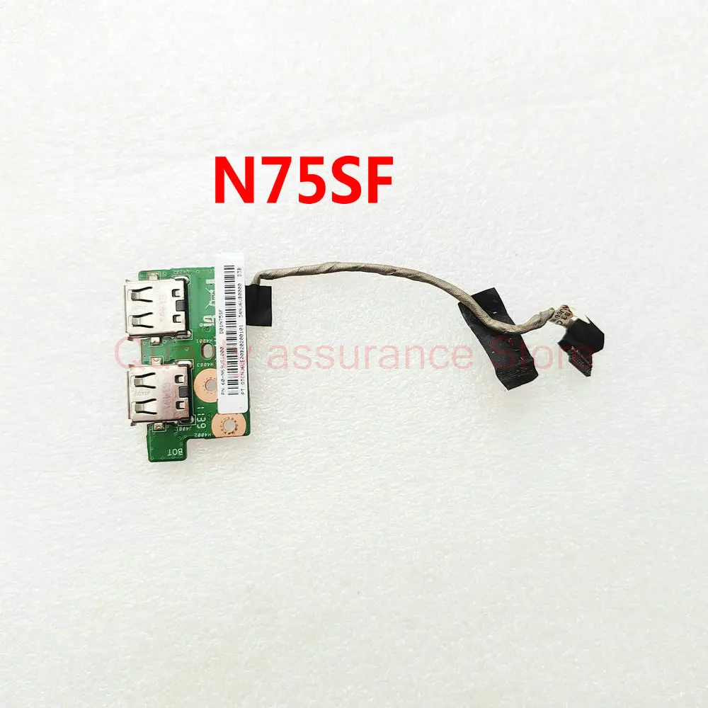 FOR ASUS N75 N75SF USB Socket Board 90R-N69US1001U N75SL N75S N75SF USB 100% tested ok