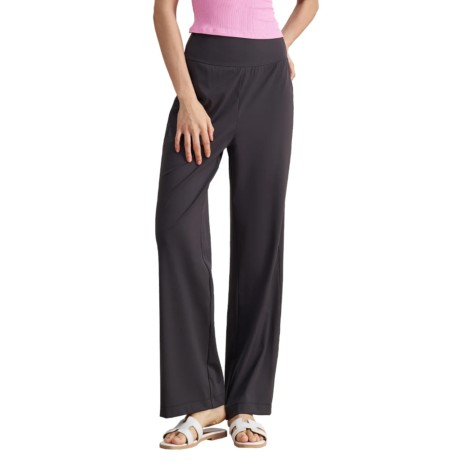 

Mermaid Curve Straight Sportswear Pants Women's High Waist Peach Hip Walking Pants Sports Loose All-match Casual Pants Autumn