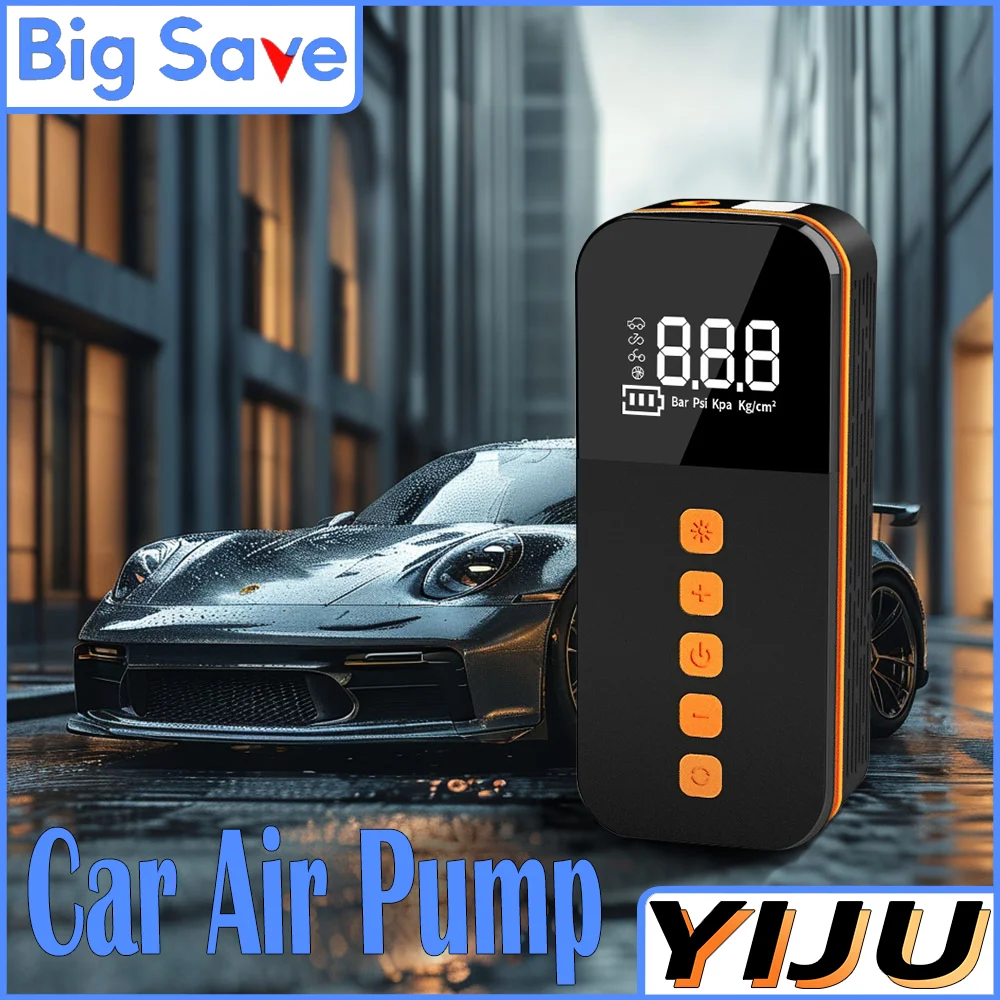 

Мини-портативный электрический насос для велосипеда, беспроводная шина, клапан Presta Schrader, аксессуары для велосипеда, быстрая зарядка