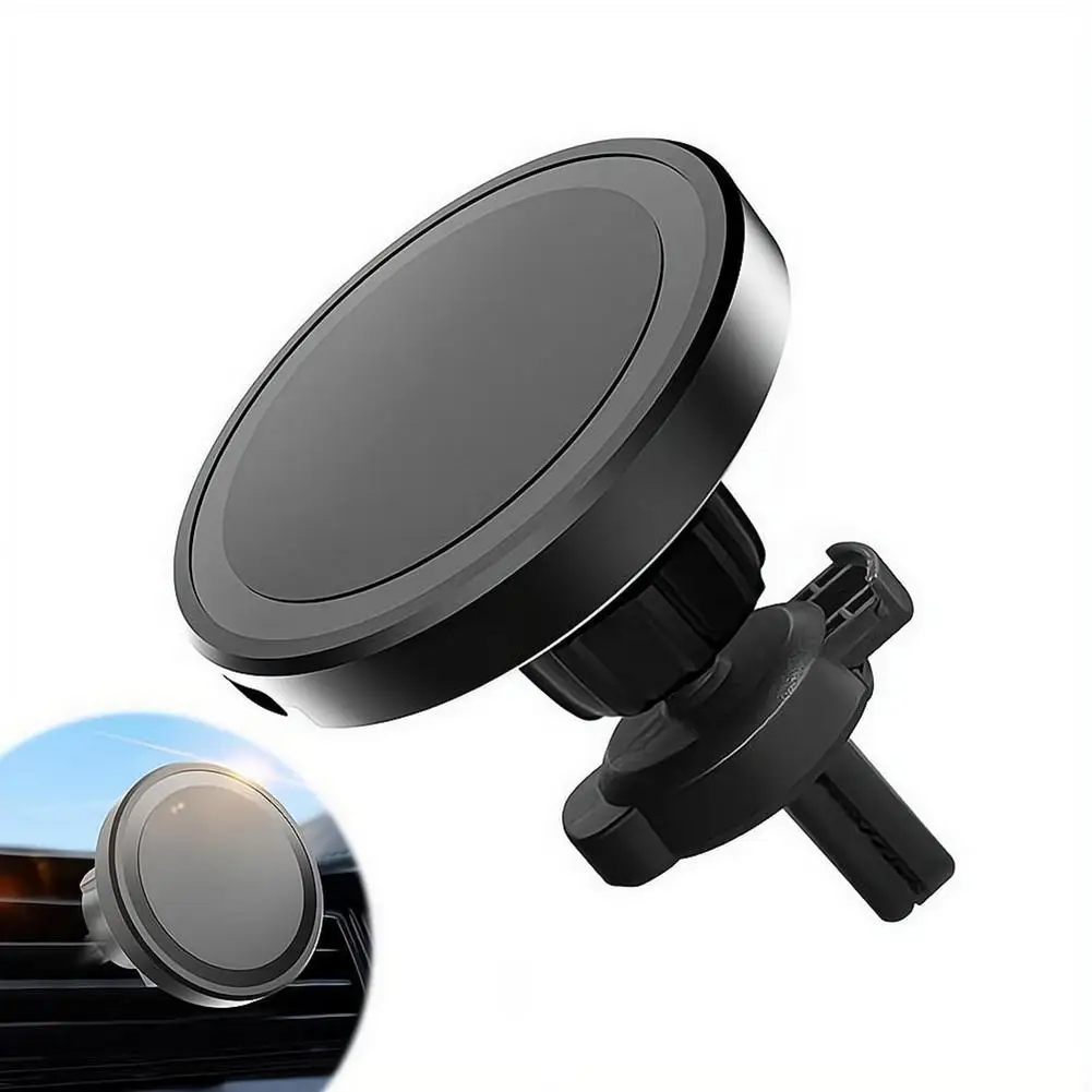 

Magnetic Fast Charger for Apple Phones Military Grade Adsorption Adjustable Holder Built in Safety Chip Car Mount Load Capacity