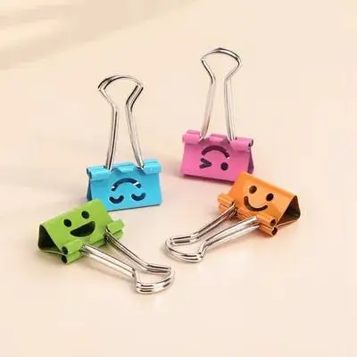 

40Pcs File Clips Long Tail Clip Heavy Duty Binding Clips for School Office Stationery Use Mixed Color Paper Binder Clip