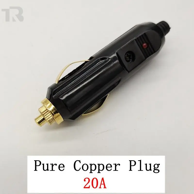 

Motorcycle accessories New 12/24V 240W 20A 12V 24V Replacement Car Cigarette Lighter Power Plug DC Adapter Charger
