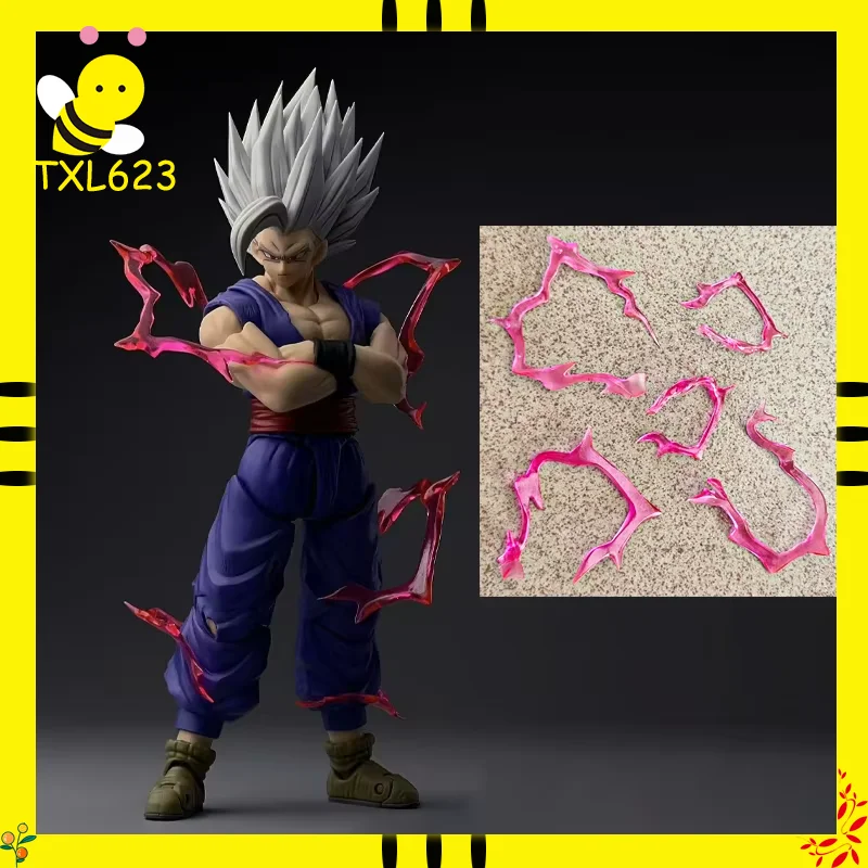 

Фигурка Dragon Ball SHF Super Saiyan 2, Сон Гоку с фиолетовым эффектом молнии, коллекционные игрушки в стиле аниме, подарки на складе