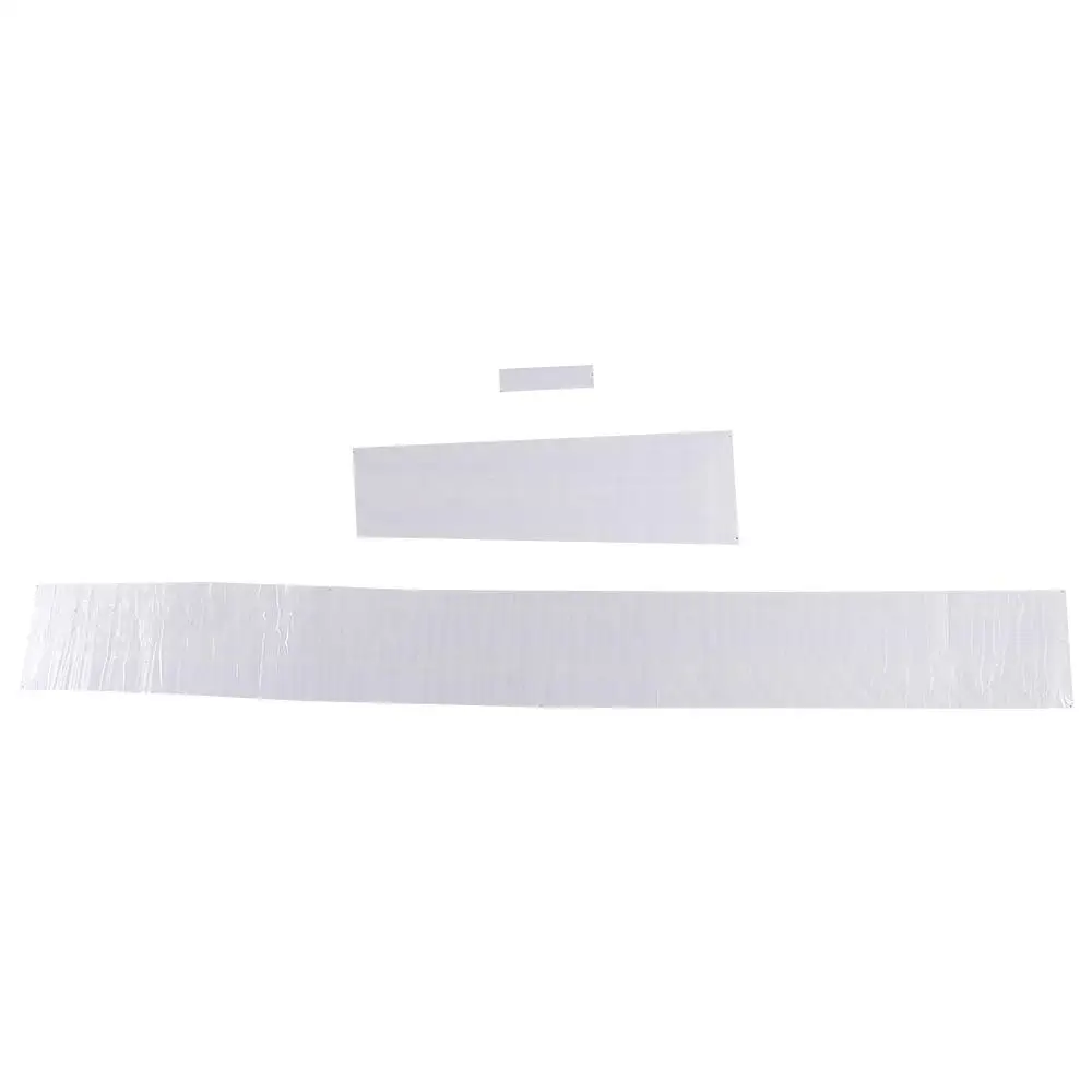 

6pcs Sticker Material Stripe Car Stickers Black / White Single Use Sports Racing Stripe Decal Stickers Irregular Shape