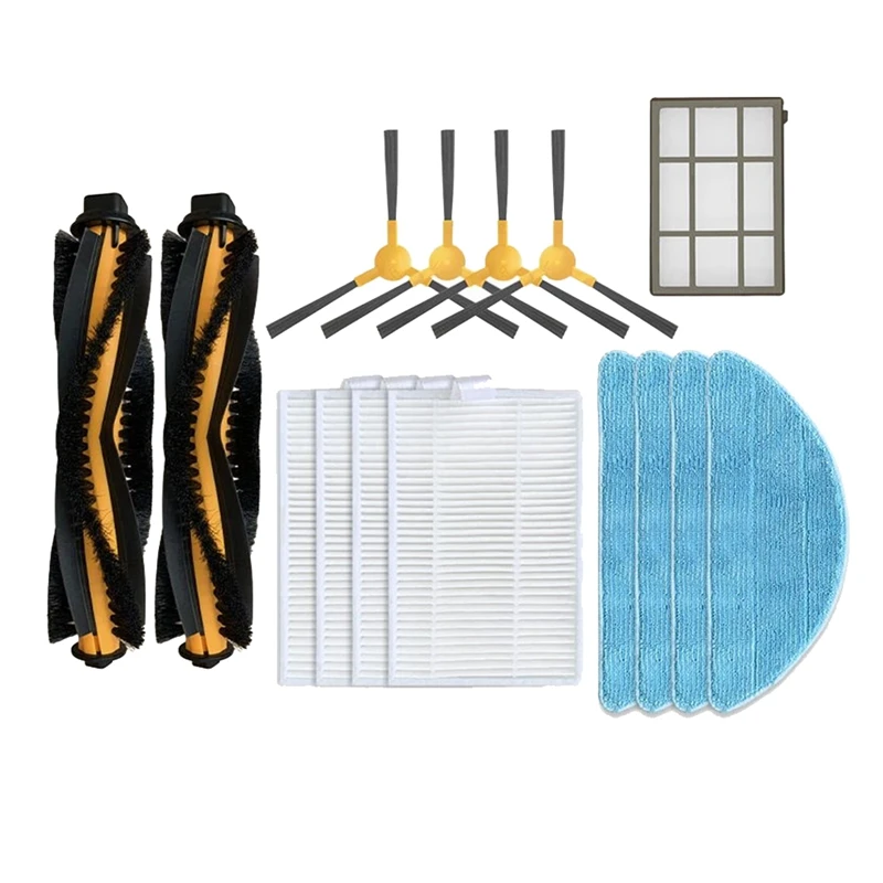 1 Set Main Brush Side Brush Hepa Filter Mop Rag Accessories For Aspirador Robot Qilive Q.5147 Robot Vacuum Cleaner