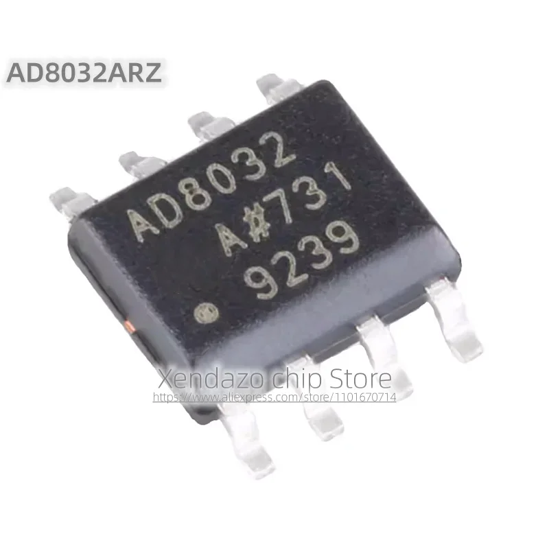5pcs/lot AD8032ARZ-REEL7 AD8032ARZ AD8032 SOP-8 package Original genuine 80MHz single power rail to rail amplifier chip