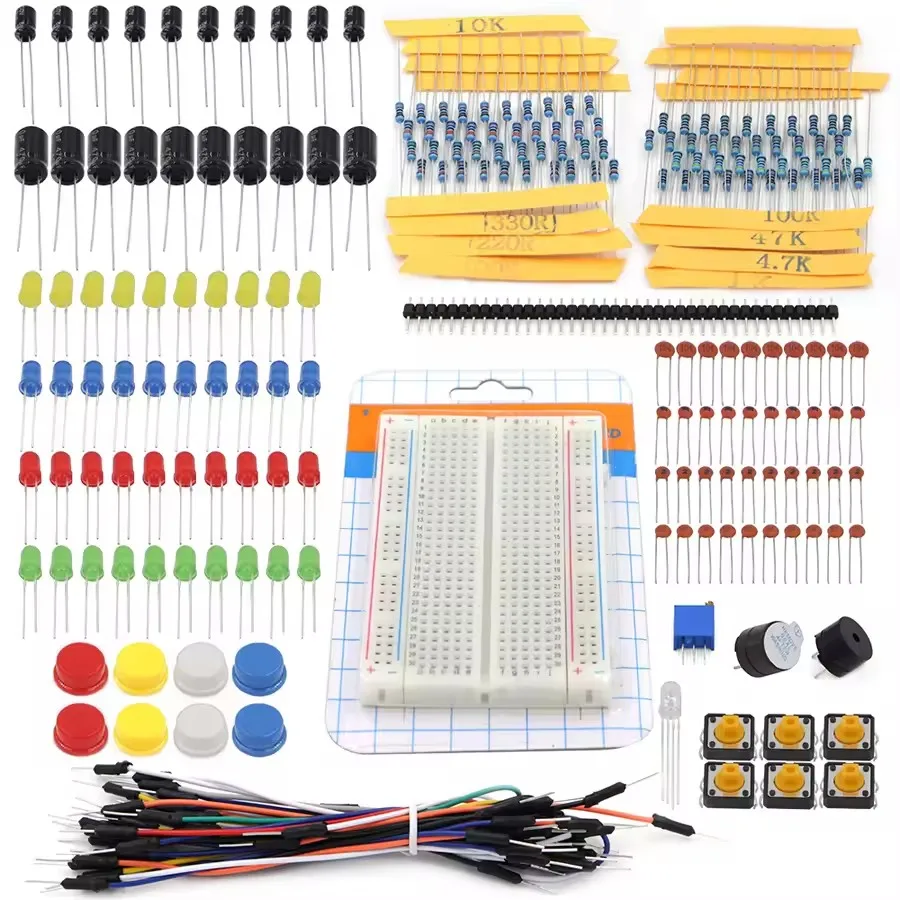kit-de-demarrage-400-trous-pour-condensateur-uno-r3-platine-de-prototypage-diode-electroluminescente-led-buzzer-module-electronique