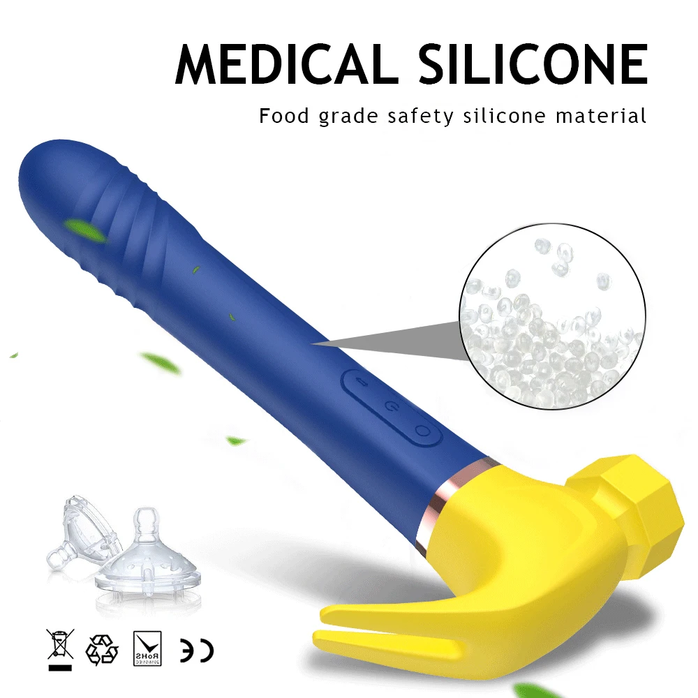 7 Thrusting Vibrators Dildo Sex Toys for Woman G Spot Clitoral Stimulator Butt Plug Vaginal Anal Nipple Masturbation Adult Goods - view 6