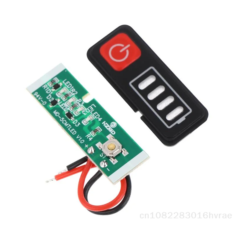 ⚡ |   5S lithiumbatterij-indicatorbord, 18V / 21V elektrisch gereedschap batterij LED-niveaumeter compatibel met Mak voor doe-het-zelf reparatie en mods