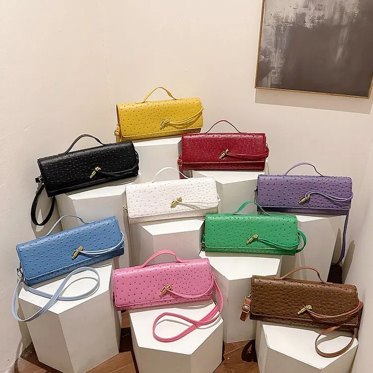 

2026 New Light Luxury Horizontal Portable Small Square Bag High-end Fashion Dinner Bag Trendy Versatile Shoulder Messenger Bag