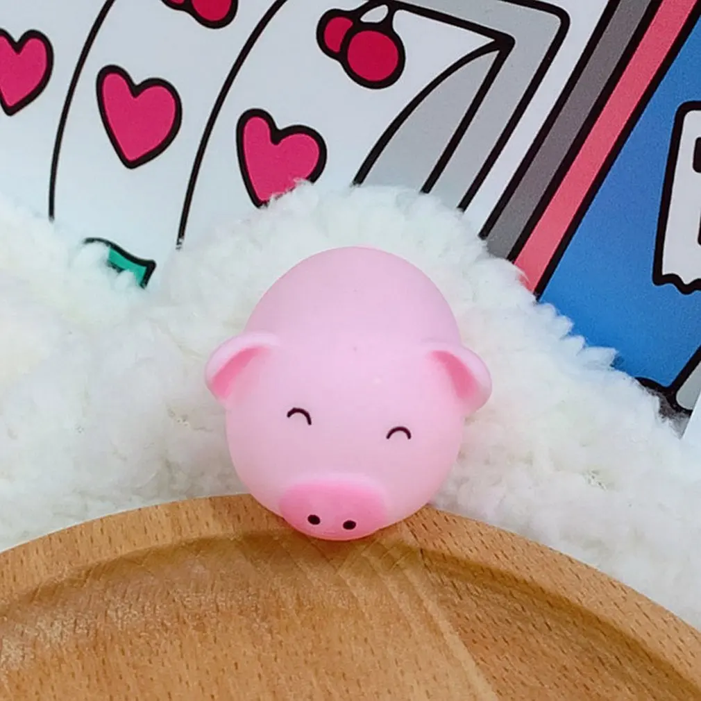 

Silicone Cartoon Soft Cute Pig Tricking Children Toys Venting Pig Squeezing Toy Venting Emotions Toy