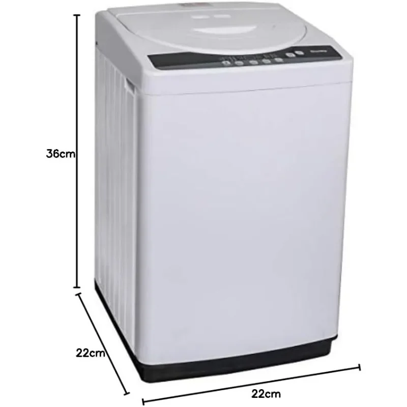 Danby DWM065A1WDB-6 2.11 Cu.Ft Machine, Portable Top Load Washer for Apartments, Small Spaces